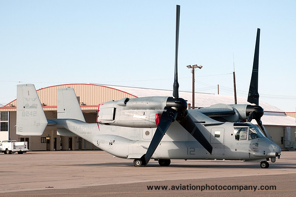 USMC VMM-163 Bell-Boeing MV-22B Osprey 168242/YP-12 at El Centro Airshow (2013)