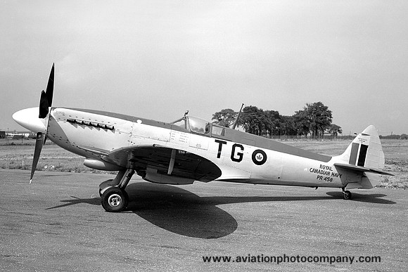 Royal Canadian Navy 883 Squadron Supermarine Seafire PR458