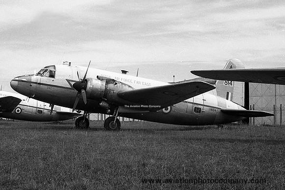 RAF Far East 52 Squadron Vickers Valetta C.1 VW814 at RAF Seletar (1966)
