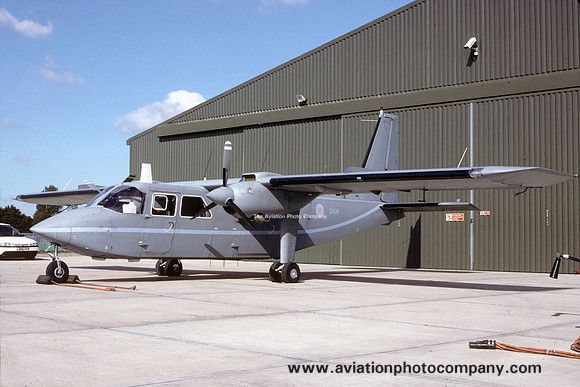 RAF 32 Squadron Britten Norman Islander AL.1 ZH536 (1992)