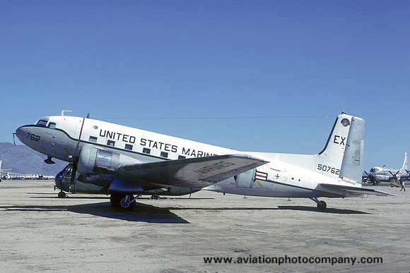 USMC H&MS-31 Douglas C-117D 50762 at MASDC Davis Monthan (1977)