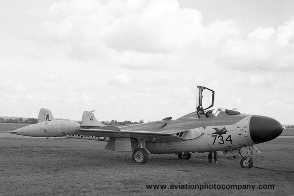 Royal Navy 766 Squadron De Havilland Sea Venom FAW.20 "VL734"