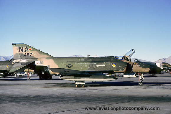 USAF 474 TFW 428 TFS McDonnell F-4D Phantom 66-7497/NA (1979)