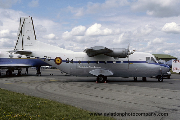 Spanish Air Force Ala 79 CASA C.212-100 TE.12B-41/79-94 at IAT Fairford (1987)