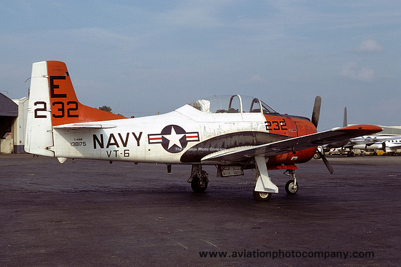 USN VT-6 North American T-28B Trojan 138175/E232 (1977)