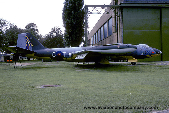RAF English Electric Canberra TT.18 WJ680 at RAF Wyton (1992)