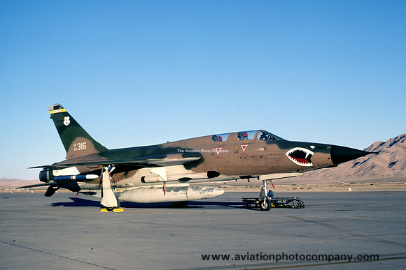 USAF Georgia ANG 128 TFS Republic F-105G 63-8316 (1981)