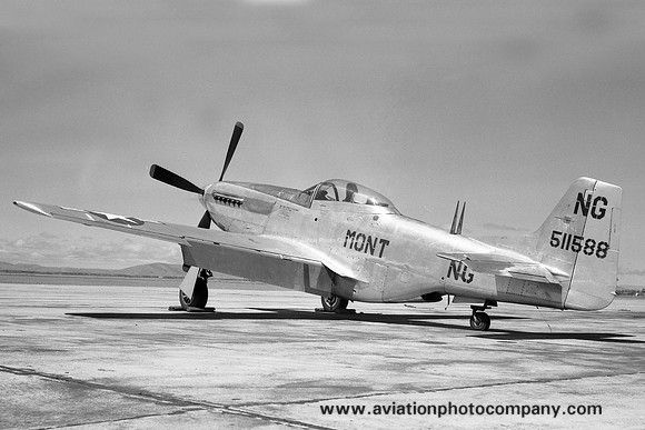 USAF Montana ANG 186 FS North American P-51D Mustang 45-11588 (1949)