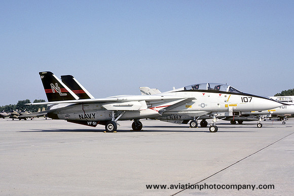 US Navy VF-51 Grumman F-14A Tomcat 160671/NL-107 (1982)