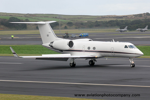 US Navy VR-51 Gulfstream C-20G 165151 at Lajes (2015)