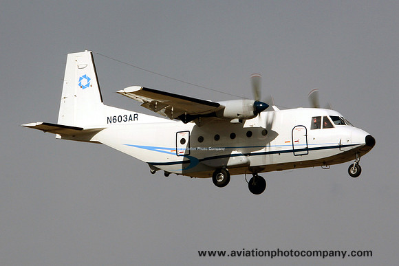 EP Aviation CASA C-212 N603AR at Prestwick (2013)