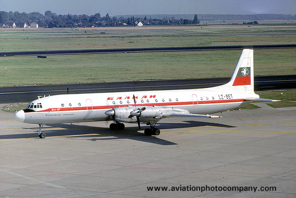 Balkan Bulgarian Airlines Ilyushin Il-18D LZ-BET (1975)
