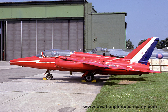 RAF Red Arrows Folland Gnat T.1 XM705 (1985)