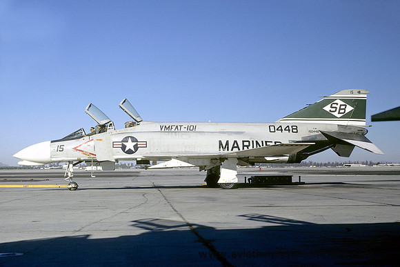 US Marines VMFAT-101 McDonnell F-4B Phantom 150448/SB-15 (1972)