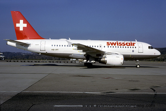 Swissair Airbus A319-100 HB-IPT (1997)