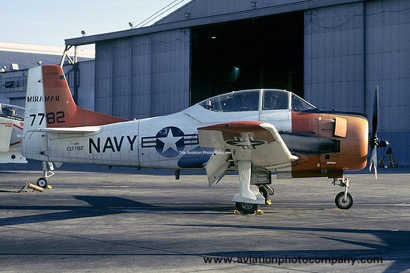 US Navy Miramar North American T-28B Trojan 137782 (1973)