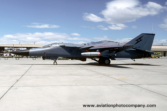 RAAF 6 Squadron GD F-111C A8-142 at Nellis AFB (1997)