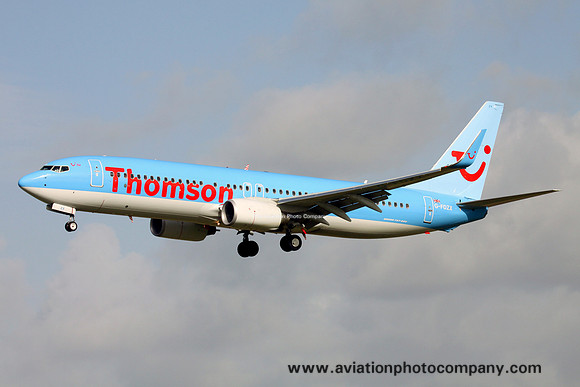 Thomson Boeing 737-800 G-FDZX at Manchester (2012)