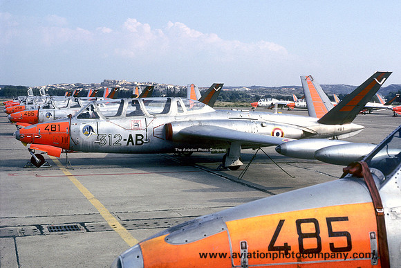 French Air Force GI312 Fouga Magister 481/312-AB (1987)