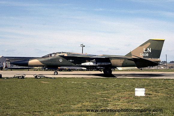 USAF 48 TFW 493 TFS GD F-111F 70-2408/LN (1979)