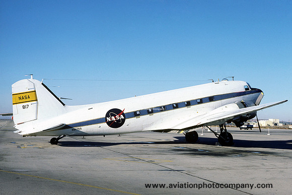 NASA Douglas C-47 Dakota NASA-817 at Edwards AFB (1979)
