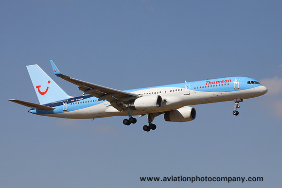 Thomson Boeing 757-200 G-OOBF at Manchester (2013)