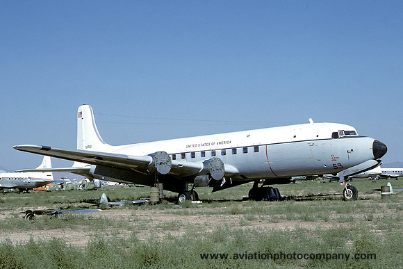 USAF Douglas VC-118A 53-3261 stored at MASDC Davis Monthan (1978)