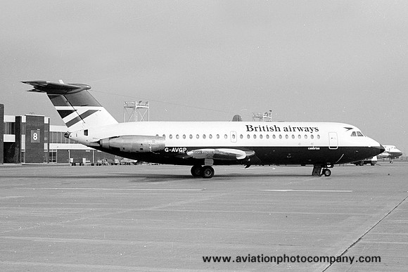 British Airways Cambrian BAC-111 G-AVGP (1975)