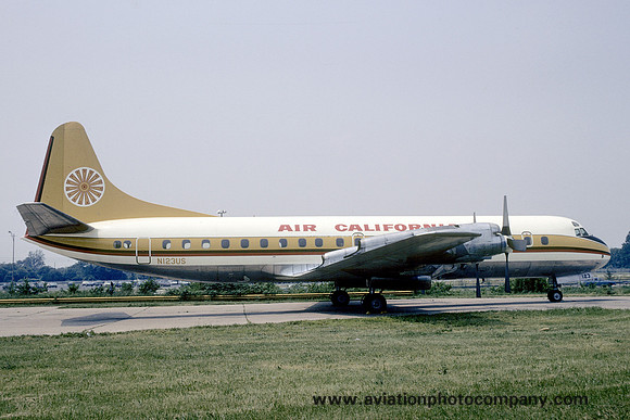 Air California Lockheed Electra N123US (1971)