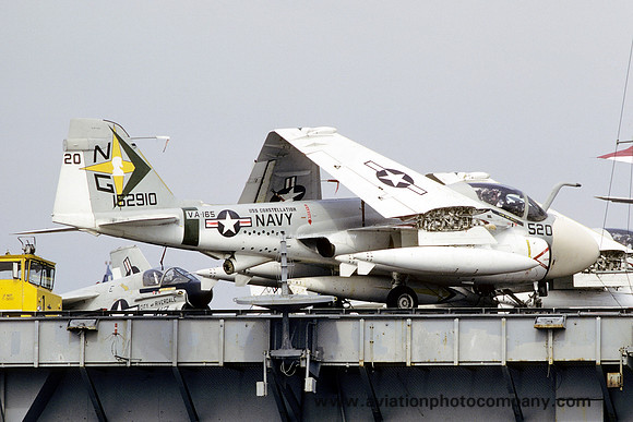 USN VA-165 Grumman KA-6D 152910/NG520 onboard USS Constellation (1977)