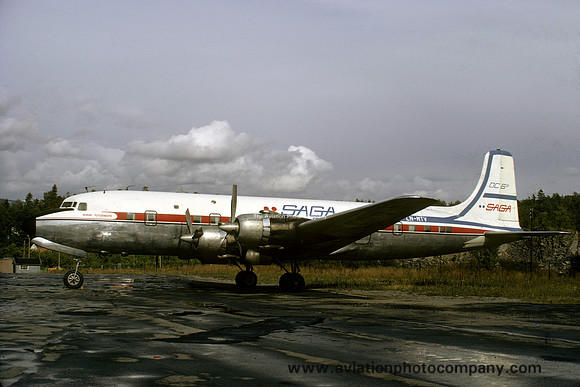 SAGA Douglas DC-6B LN-MTV (1971)