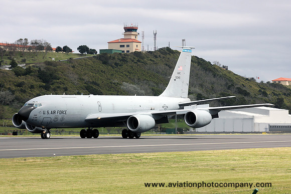 USAF 6 AMW 91 ARS Boeing KC-135R 60-0342 at Lajes (2013)