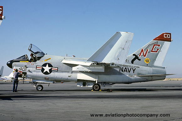 US Navy VA-147 LTV A-7E Corsair 158837/NG-401 (1975)