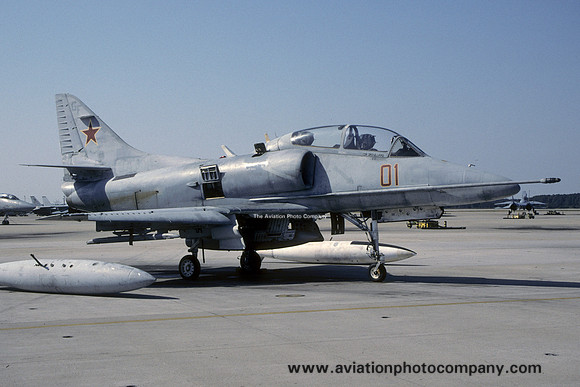 US Navy VC-8 Douglas TA-4J Skyhawk 154649/GF-01 at NAS Oceana (2000)