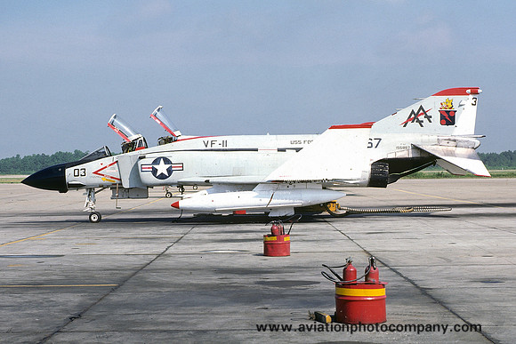 US Navy VF-11 McDonnell F-4J Phantom 155867/AA-03 (1975)