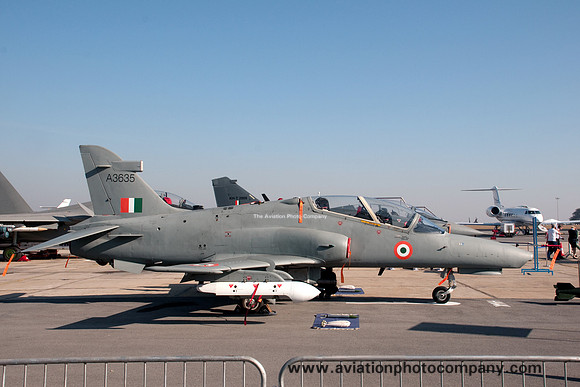 Indian Air Force BAE Hawk 132 A3635 at Aero India (2011)