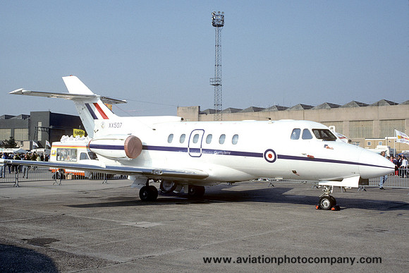 RAF 32 Squadron HS.125 CC.2 XX507 (1991)
