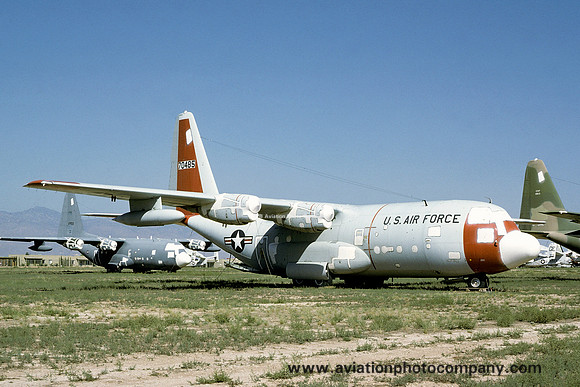 USAF Lockheed C-130D Hercules 57-0485 stored at MASDC Davis Monthan (1978)