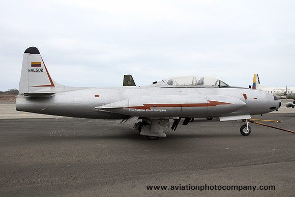 Ecuadorian Air Force Lockheed T-33A FAE502 Preserved at Manta (2014)