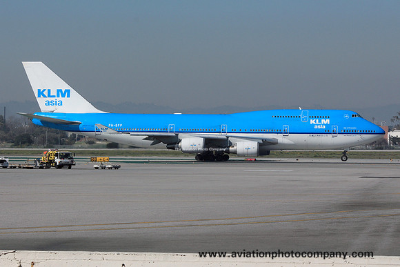 KLM Asia Boeing 747-400 PH-BFP at Los Angeles IAP (2013)