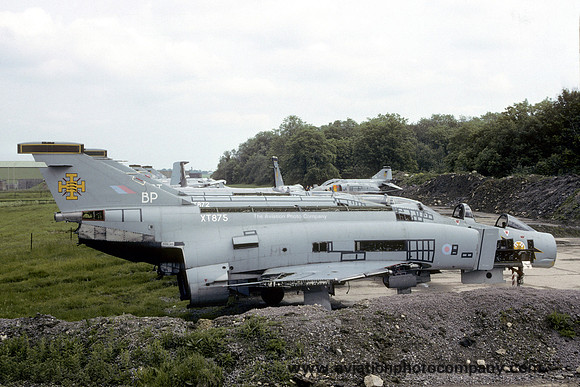 RAF McDonnell F-4K Phantom FG.1 XT875/BP stored at RAF Wattisham (1991)