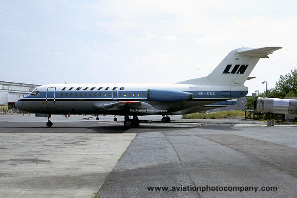Linjeflyg Fokker F-28-1000 SE-DGC (1975)