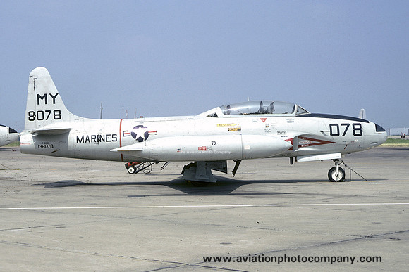 USMC H&MS-41 Lockheed T-33B Shooting Star 138078/MY (1975)