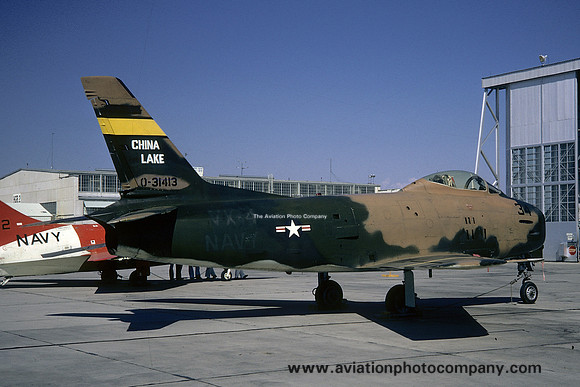 US Navy VX-4 China Lake North American F-86H 53-1413 (1973)