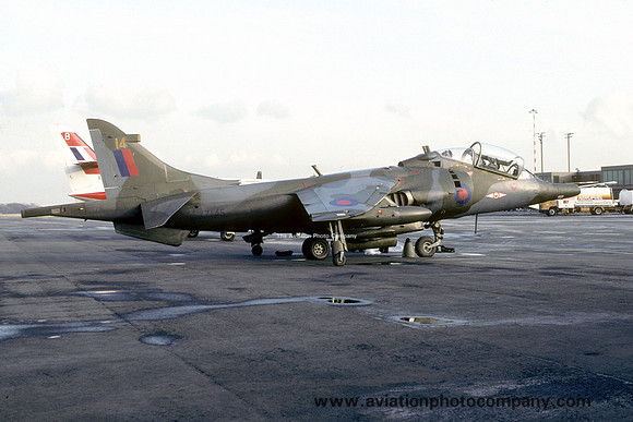 RAF 1 Squadron HS Harrier T.4 XZ145/14 (1992)