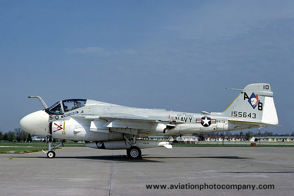 USN VA-34 Grumman A-6E 155643/AB510 (1979)