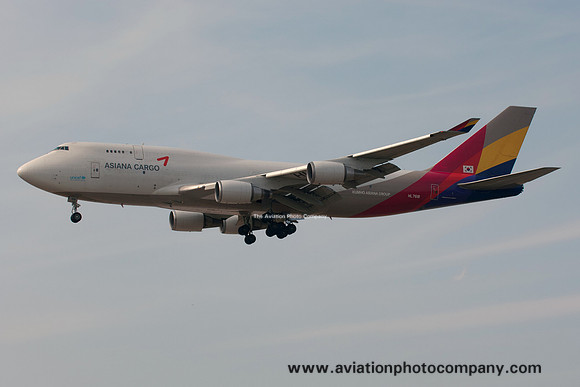 Asiana Cargo Boeing 747-400F HL7618 at Frankfurt (2015)