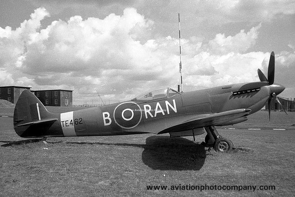 RAF Supermarine Spitfire 16 TE462 displayed at Ouston