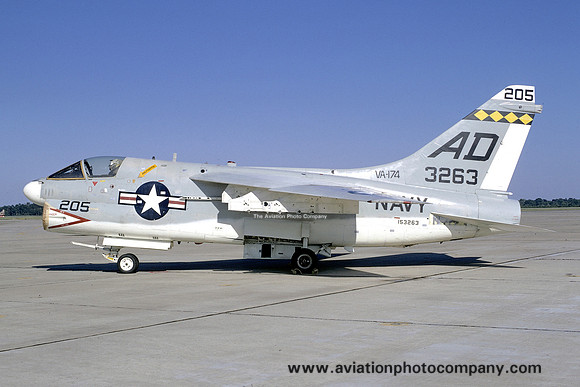 US Navy VA-174 LTV A-7C 153263/AD-205 (1973)