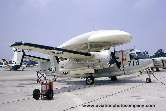 US Navy VAW-121 Grumman E-1B 147321/AE-714 (1973)